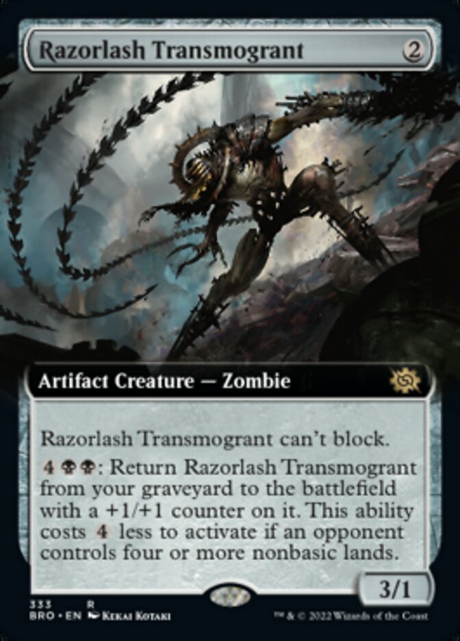 Razorlash Transmogrant (Extended Art) [The Brothers' War] | Jack's On Queen