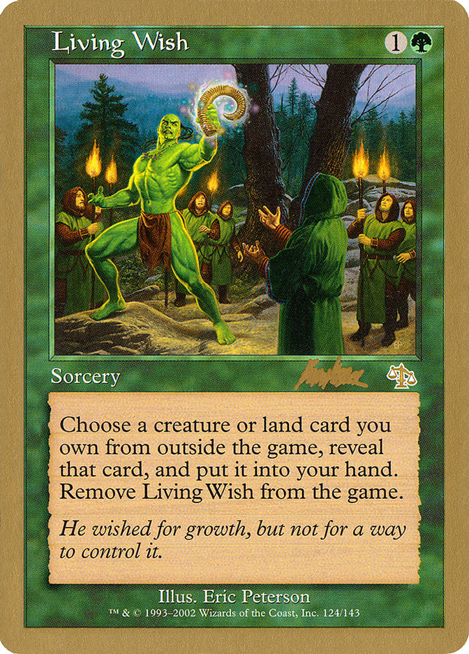 Living Wish (Brian Kibler) [World Championship Decks 2002] | Jack's On Queen