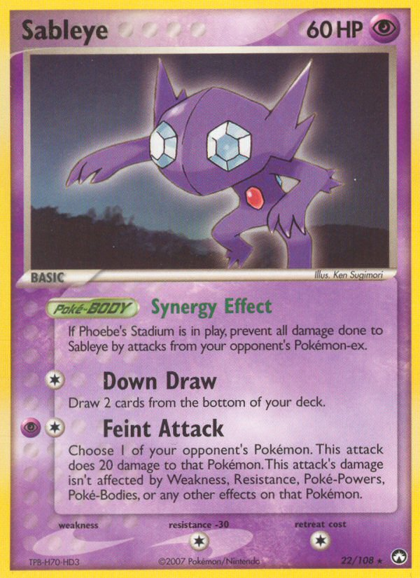 Sableye (22/108) [EX: Power Keepers] | Jack's On Queen