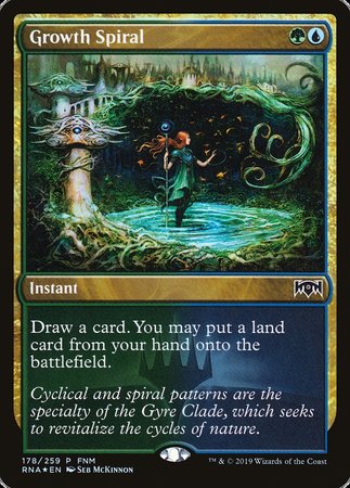 Growth Spiral [Ravnica Allegiance Promos] | Jack's On Queen