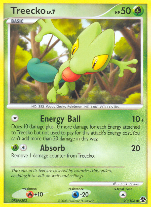 Treecko (90/106) [Diamond & Pearl: Great Encounters] | Jack's On Queen