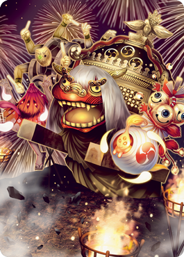 March of Reckless Joy Art Card [Kamigawa: Neon Dynasty Art Series] | Jack's On Queen