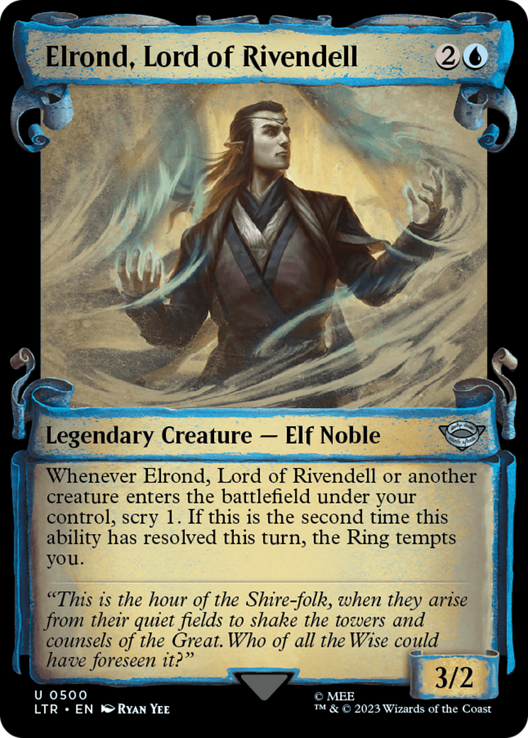 Elrond, Lord of Rivendell [The Lord of the Rings: Tales of Middle-Earth Showcase Scrolls] | Jack's On Queen