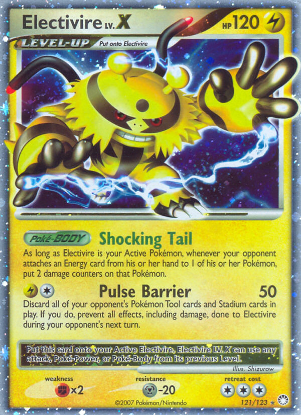 Electivire LV.X (121/123) [Diamond & Pearl: Mysterious Treasures] | Jack's On Queen