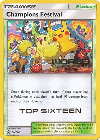 Champions Festival(SM148) (2018 Top Sixteen) [Sun & Moon: Black Star Promos] | Jack's On Queen