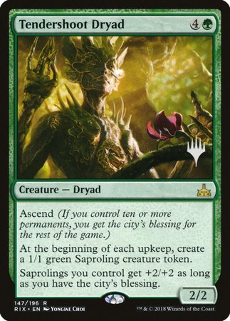 Tendershoot Dryad [Rivals of Ixalan Promos] | Jack's On Queen