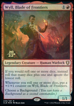 Wyll, Blade of Frontiers [Commander Legends: Battle for Baldur's Gate Prerelease Promos] | Jack's On Queen