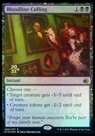 Bloodline Culling [Innistrad: Midnight Hunt Prerelease Promos] | Jack's On Queen