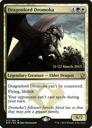 Dragonlord Dromoka [Dragons of Tarkir Promos] | Jack's On Queen