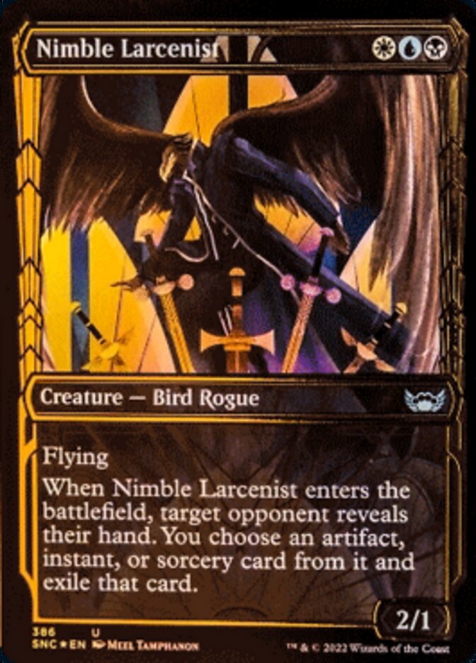 Nimble Larcenist (Showcase Golden Age Gilded Foil) [Streets of New Capenna] | Jack's On Queen