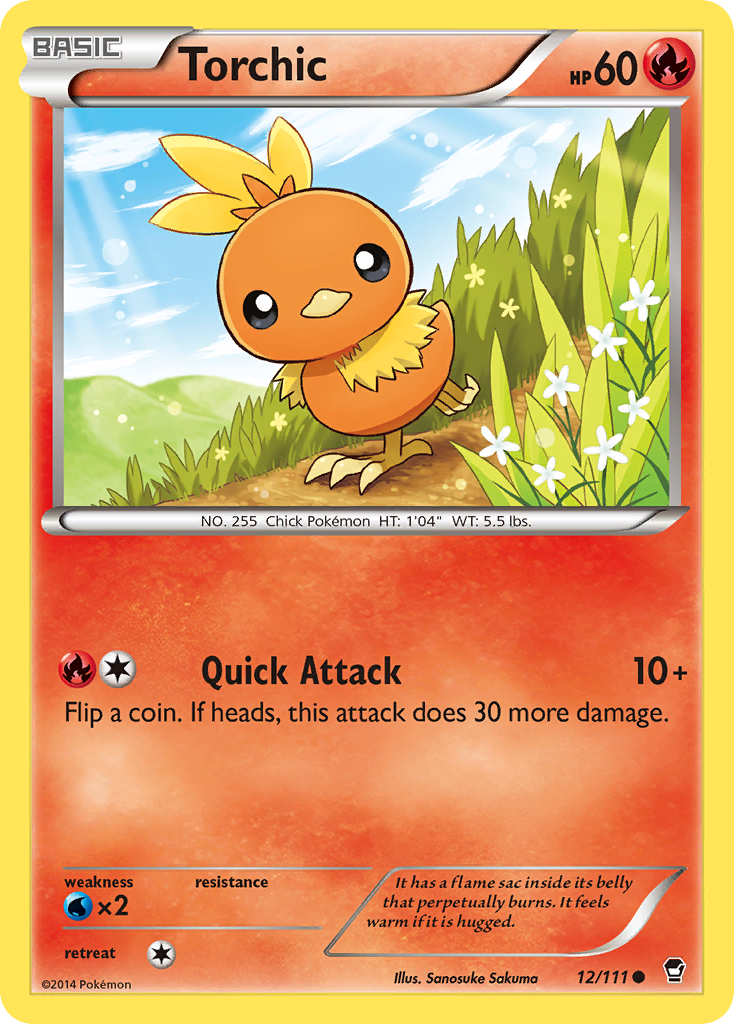 Torchic (12/111) [XY: Furious Fists] | Jack's On Queen