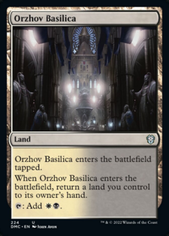 Orzhov Basilica [Dominaria United Commander] | Jack's On Queen