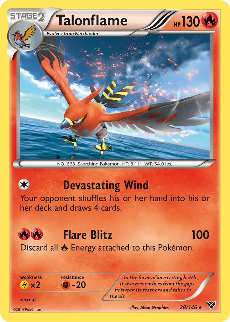 Talonflame (28/146) [XY: Base Set] | Jack's On Queen