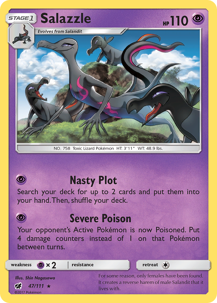 Salazzle (47/111) [Sun & Moon: Crimson Invasion] | Jack's On Queen