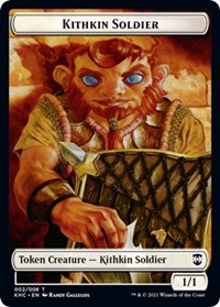 Kithkin Soldier // Pegasus Double-sided Token [Kaldheim Commander Tokens] | Jack's On Queen