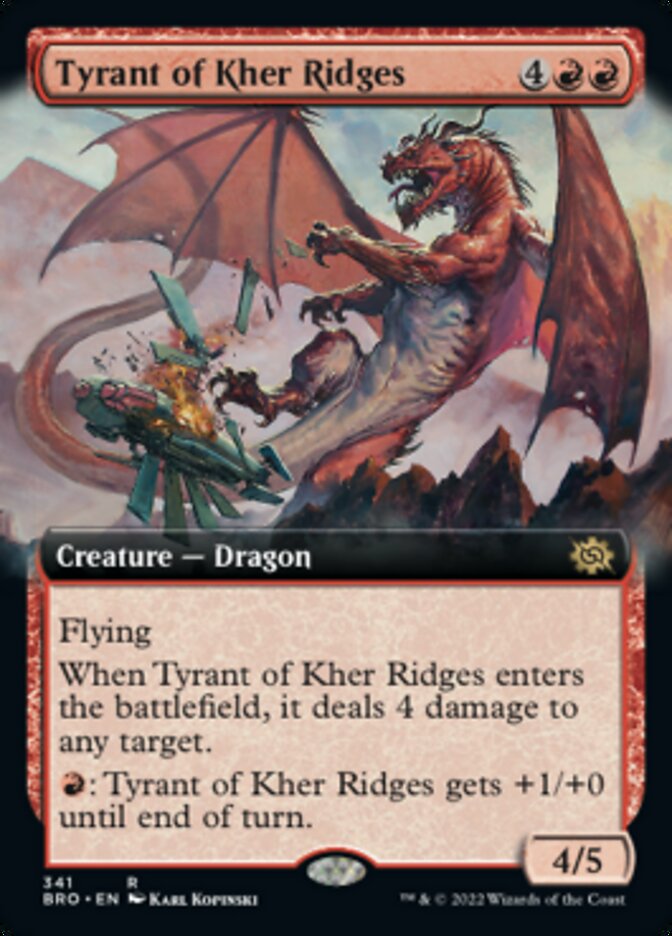 Tyrant of Kher Ridges (Extended Art) [The Brothers' War] | Jack's On Queen