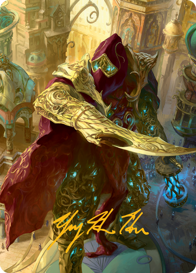 Baral, Chief of Compliance Art Card (Gold-Stamped Signature) [March of the Machine Art Series] | Jack's On Queen