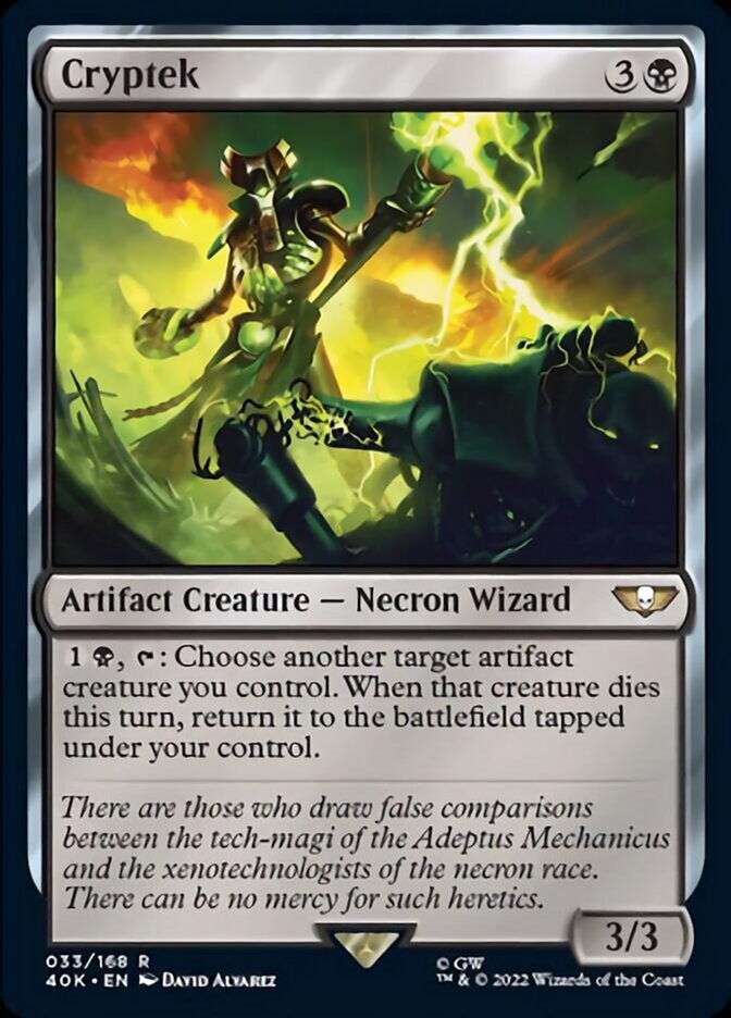 Cryptek (Surge Foil) [Universes Beyond: Warhammer 40,000] | Jack's On Queen
