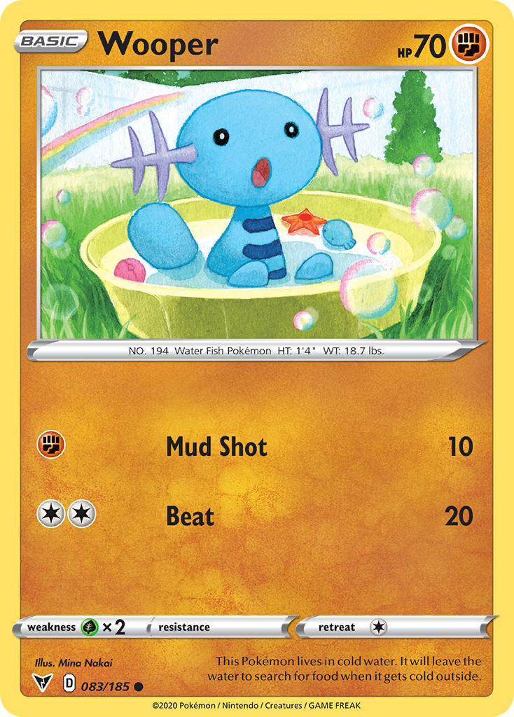 Wooper (083/185) [Sword & Shield: Vivid Voltage] | Jack's On Queen