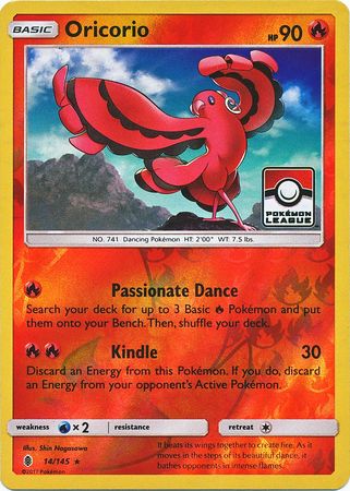 Oricorio (14/145) (League Promo) [Sun & Moon: Guardians Rising] | Jack's On Queen