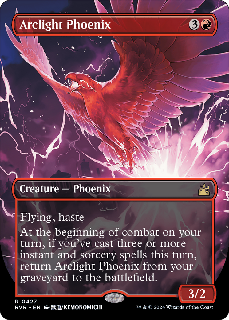 Arclight Phoenix (Anime Borderless) [Ravnica Remastered] | Jack's On Queen