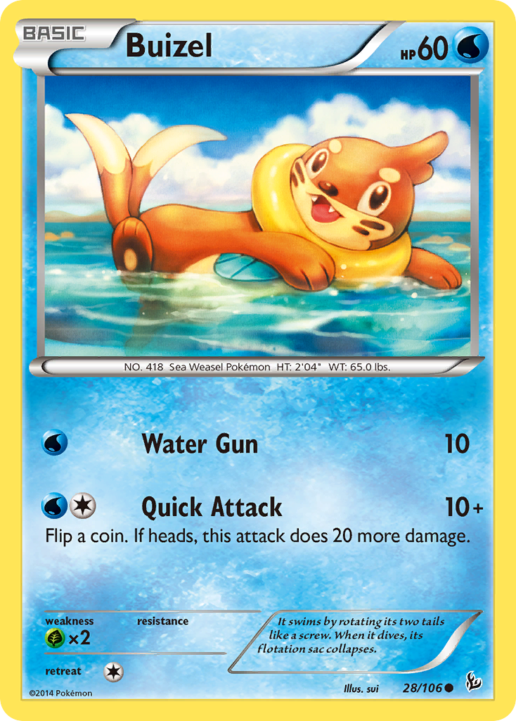 Buizel (28/106) [XY: Flashfire] | Jack's On Queen