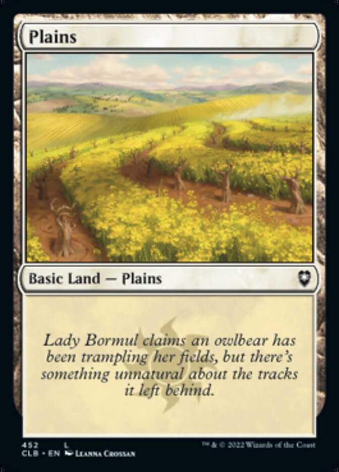 Plains (452) [Commander Legends: Battle for Baldur's Gate] | Jack's On Queen