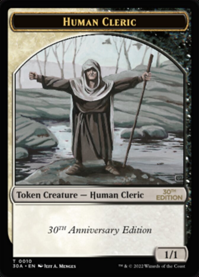 Human Cleric Token [30th Anniversary Tokens] | Jack's On Queen