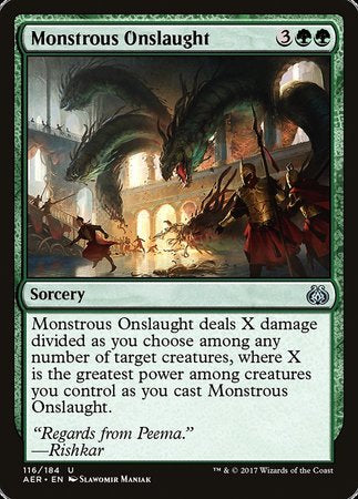 Monstrous Onslaught [Aether Revolt] | Jack's On Queen