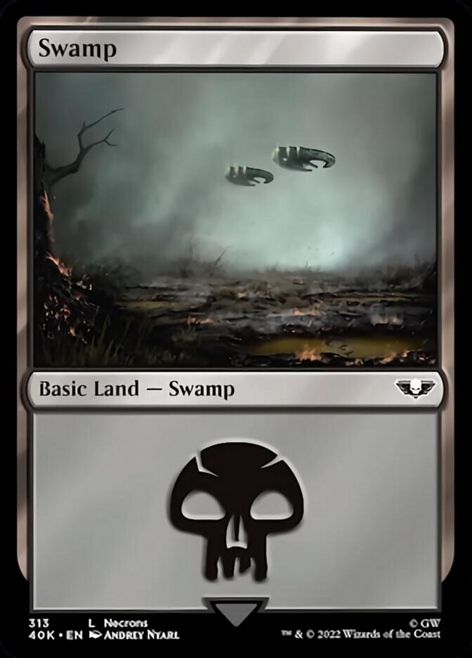 Swamp (313) [Universes Beyond: Warhammer 40,000] | Jack's On Queen