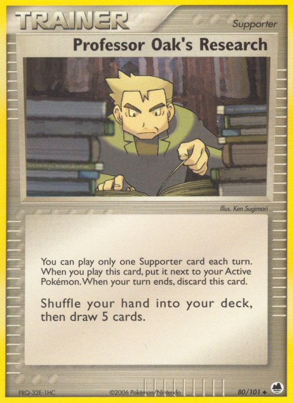 Professor Oak's Research (80/101) [EX: Dragon Frontiers] | Jack's On Queen