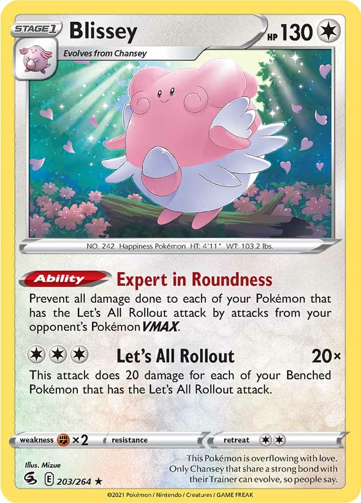 Blissey (203/264) [Sword & Shield: Fusion Strike] | Jack's On Queen