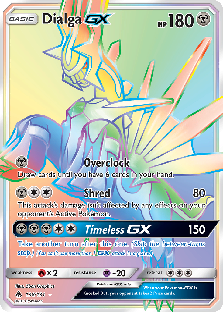 Dialga GX (138/131) [Sun & Moon: Forbidden Light] | Jack's On Queen