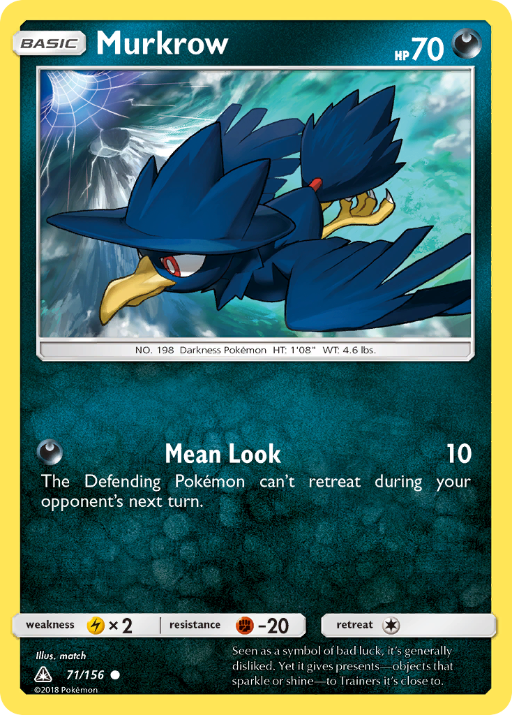 Murkrow (71/156) [Sun & Moon: Ultra Prism] | Jack's On Queen