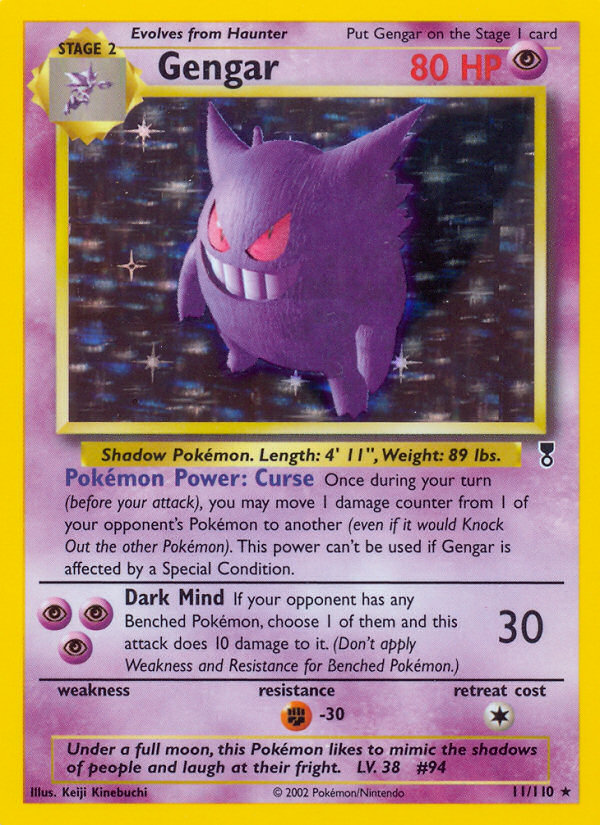 Gengar (11/110) [Legendary Collection] | Jack's On Queen