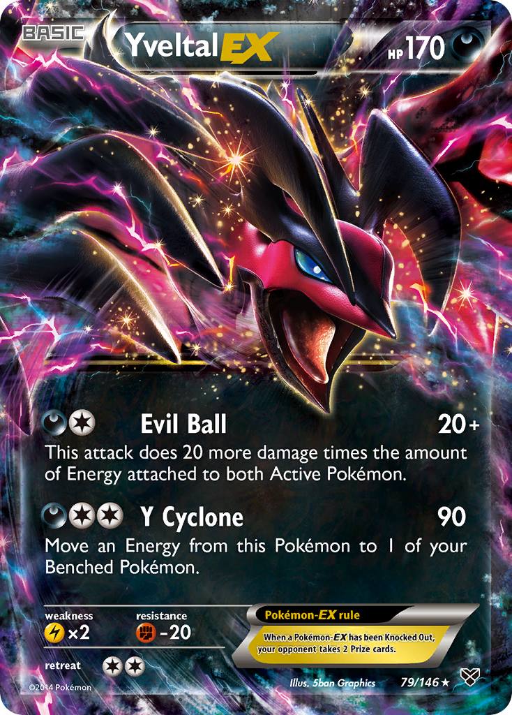 Yveltal EX (79/146) [XY: Base Set] | Jack's On Queen