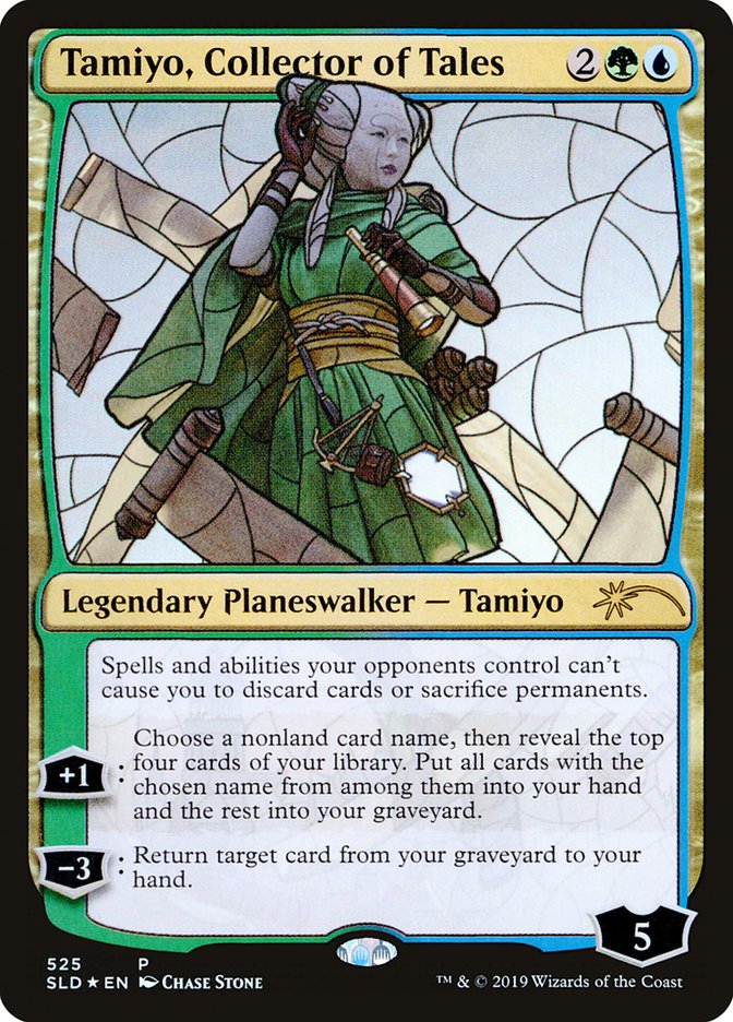 Tamiyo, Collector of Tales (Stained Glass) [Secret Lair Drop Promos] | Jack's On Queen