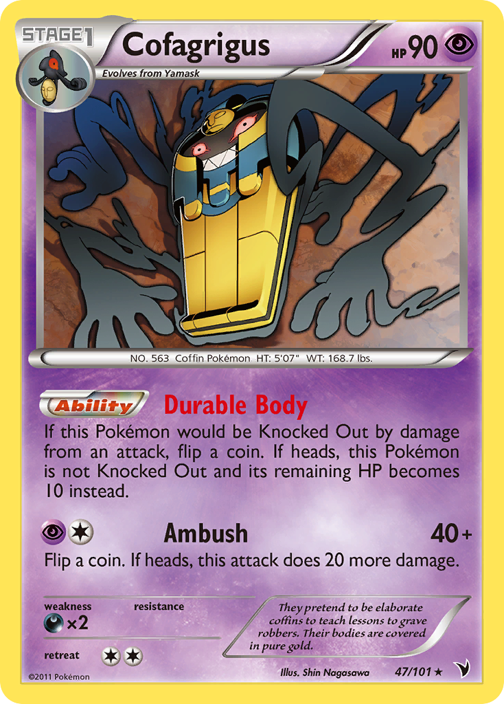 Cofagrigus (47/101) [Black & White: Noble Victories] | Jack's On Queen