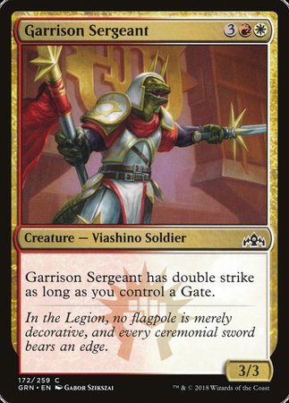 Garrison Sergeant [Guilds of Ravnica] | Jack's On Queen