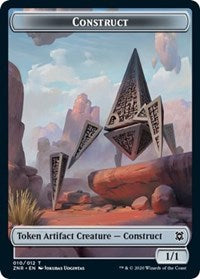 Construct // Drake Double-sided Token [Zendikar Rising Tokens] | Jack's On Queen