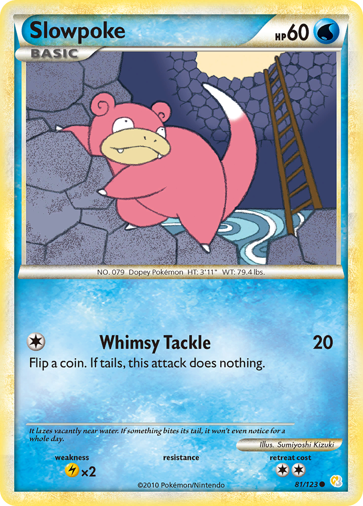 Slowpoke (81/123) [HeartGold & SoulSilver: Base Set] | Jack's On Queen