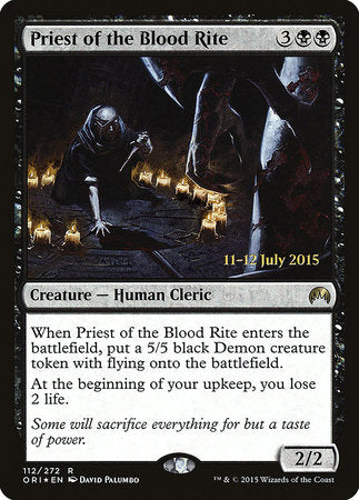 Priest of the Blood Rite [Magic Origins Promos] | Jack's On Queen