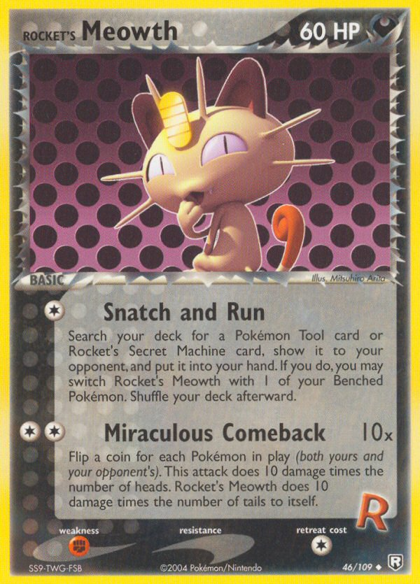 Rocket's Meowth (46/109) [EX: Team Rocket Returns] | Jack's On Queen