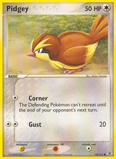 Pidgey (73/112) [EX: FireRed & LeafGreen] | Jack's On Queen