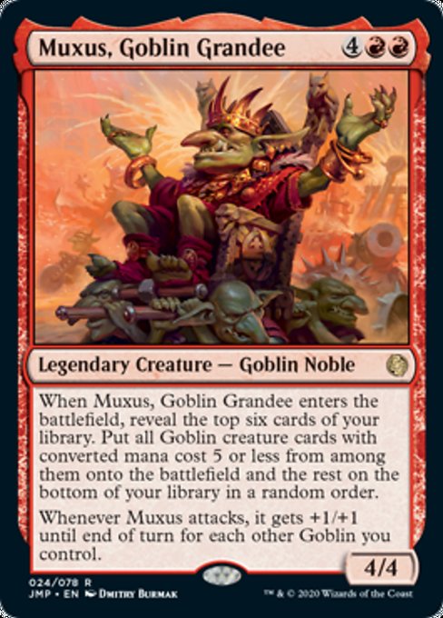 Muxus, Goblin Grandee [Jumpstart] | Jack's On Queen