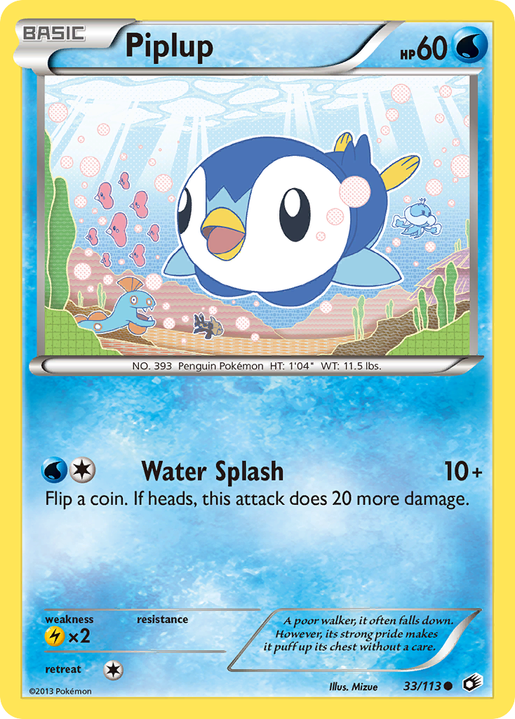 Piplup (33/113) [Black & White: Legendary Treasures] | Jack's On Queen