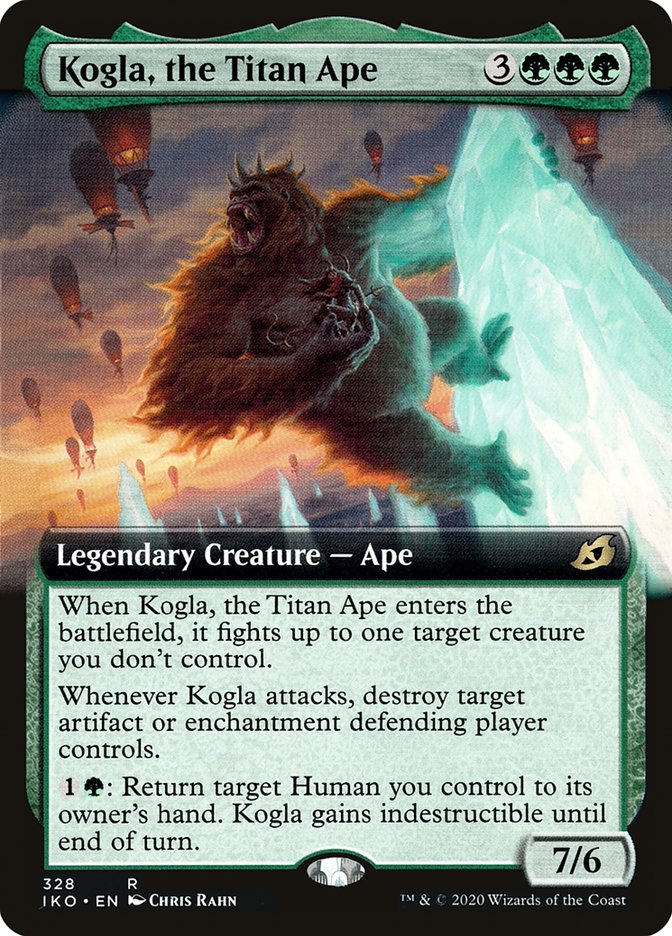 Kogla, the Titan Ape (Extended Art) [Ikoria: Lair of Behemoths] | Jack's On Queen