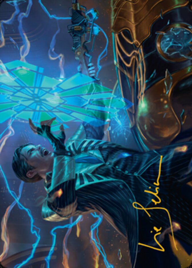 Brokers Veteran Art Card (Gold-Stamped Signature) [Streets of New Capenna Art Series] | Jack's On Queen