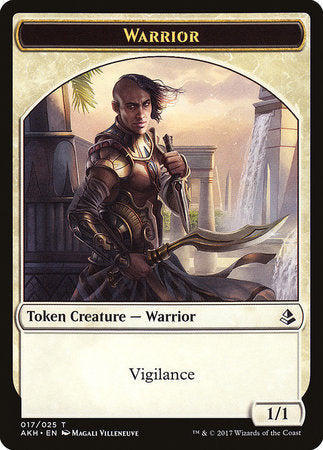 Warrior Token [Amonkhet Tokens] | Jack's On Queen