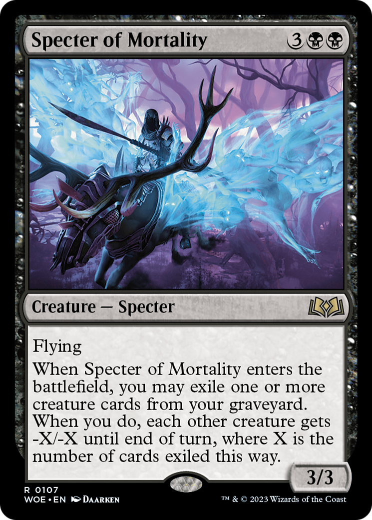 Specter of Mortality [Wilds of Eldraine] | Jack's On Queen